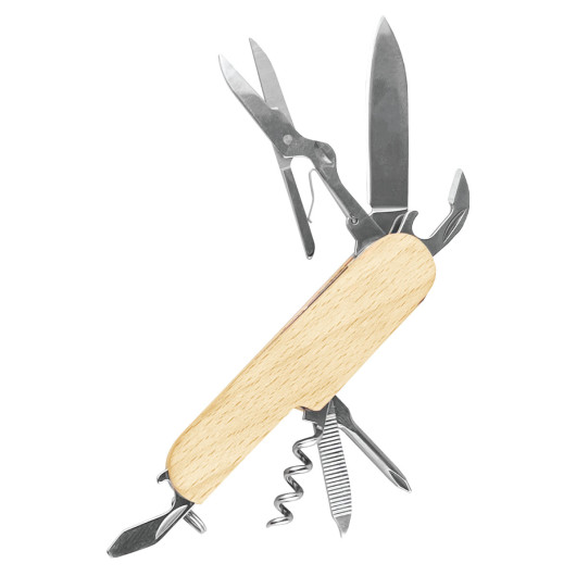 Small Compact Beechwood Multi Tool